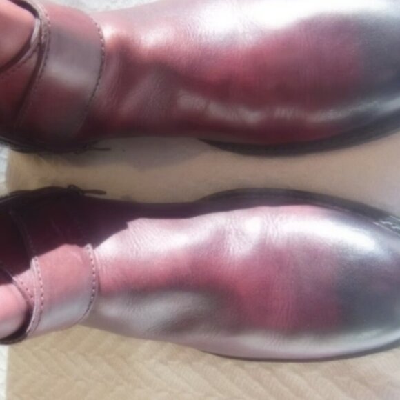 ECCO SARTORELLE Women's Leather Mid Cut Buckle Ankle Boot Brown Size 9 NWT - Picture 8 of 12